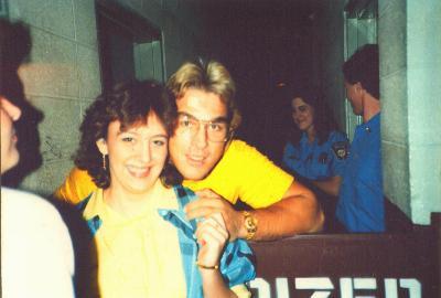 Tish with Terry Taylor, 1985