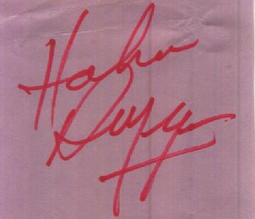 Hacksaw Jim Duggan's Autograph.