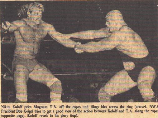 Magnum TA in action against Nikita Kolloff