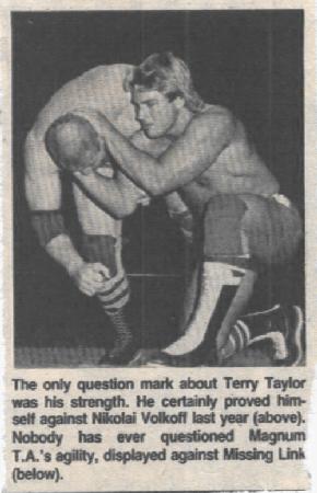 Terry In Action against Nikolai Volkoff