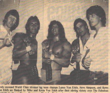 Mike VonErich, Lance VonErich, Steve Simpson, Kerry VonErich, Kevin VonErich